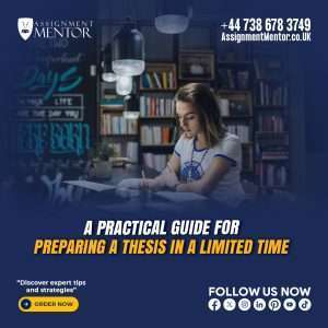Guide for Preparing a Thesis 