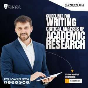 Guidelines for Writing Critical Analysis of Academic Research